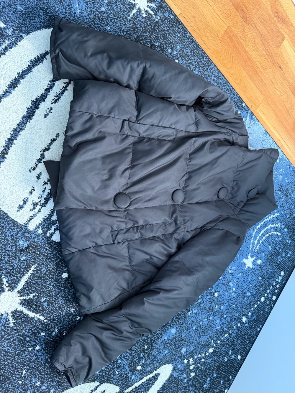 Kenneth Cole New York Black Puffer Coat